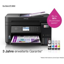 Epson EcoTank Inkjet Printer - ET-3850 - 3-in-1, A4, Wi-Fi WLAN, ADF, Duplex — Buy in Cyprus with Fast Delivery