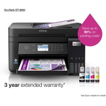 Epson EcoTank Inkjet Printer - ET-3850 - 3-in-1, A4, Wi-Fi WLAN, ADF, Duplex — Buy in Cyprus with Fast Delivery