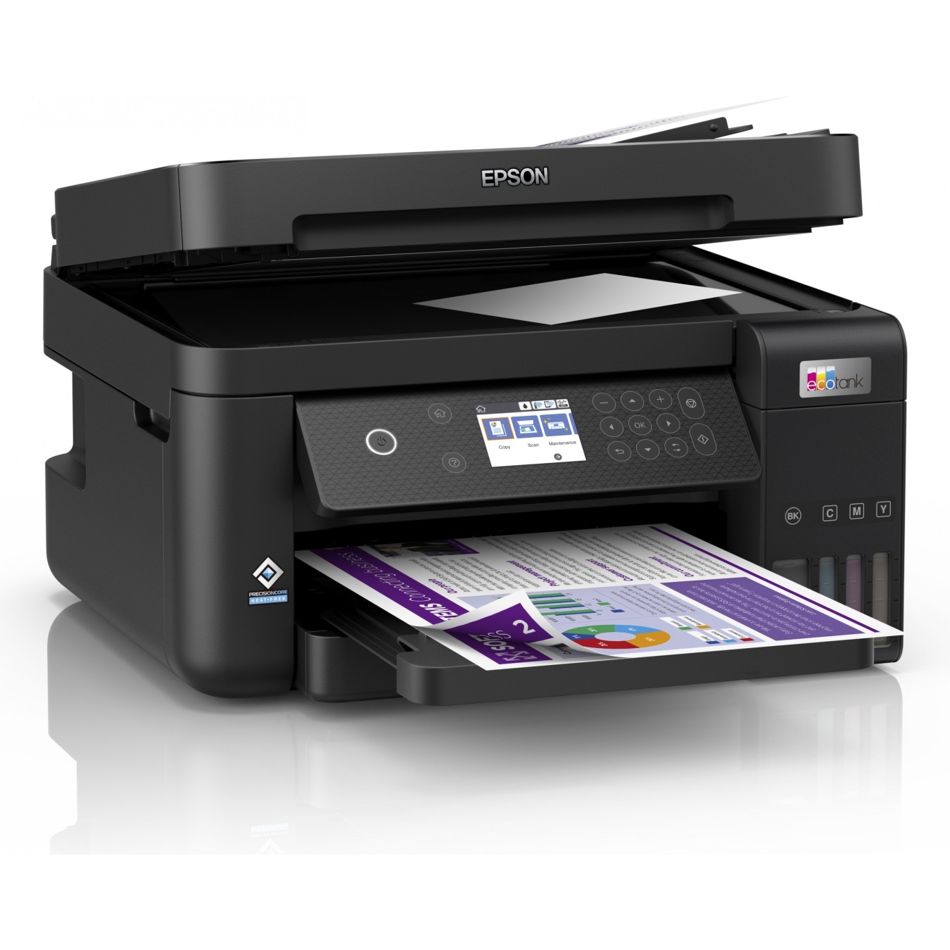 Epson EcoTank Inkjet Printer - ET-3850 - 3-in-1, A4, Wi-Fi WLAN, ADF, Duplex — Buy in Cyprus with Fast Delivery