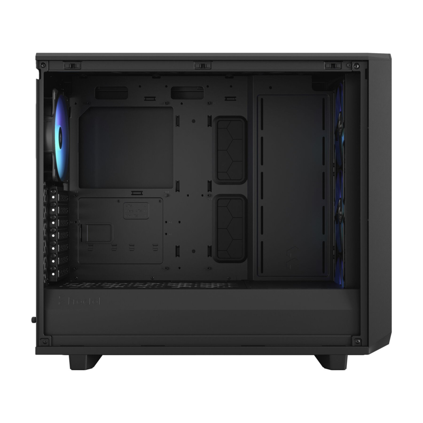 Fractal Meshify 2 Lite RGB TG Tint - Black - Tempered Glass, RGB, Mid-Tower, E-ATX Support — Buy in Cyprus with Fast Delivery