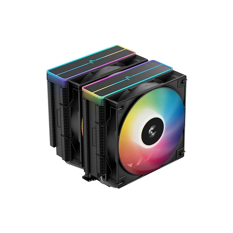 DeepCool AG620 BK ARGB V2 Dual-Tower CPU Air Cooler 120mm (Boxed) — Buy in Cyprus with Fast Delivery