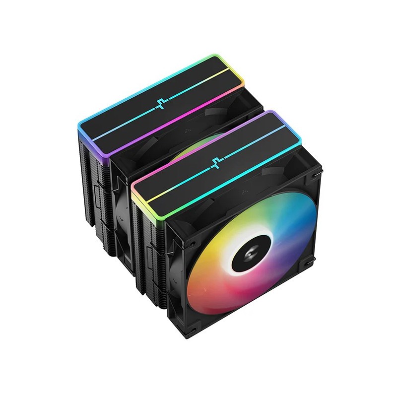 DeepCool AG620 BK ARGB V2 Dual-Tower CPU Air Cooler 120mm (Boxed) — Buy in Cyprus with Fast Delivery