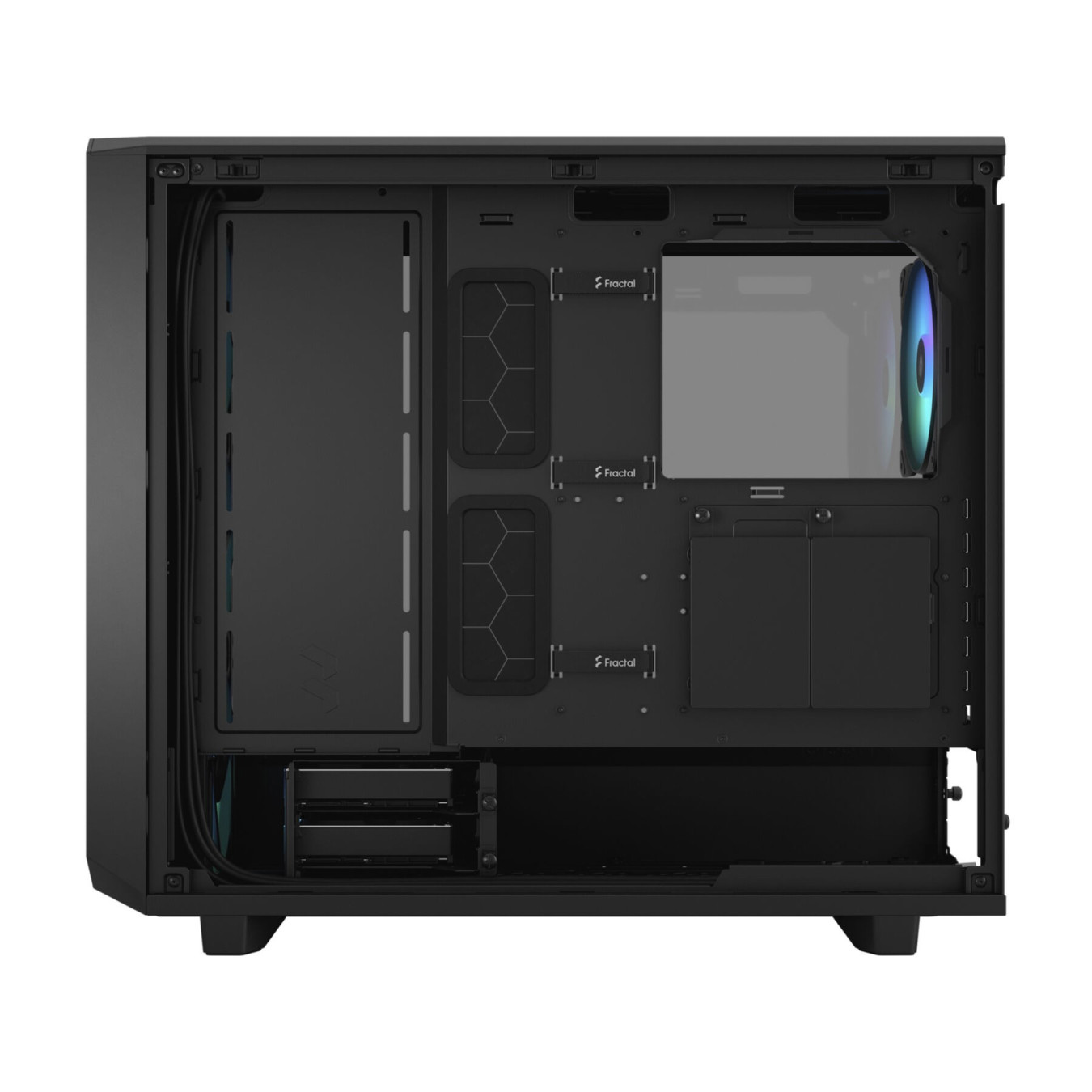 Fractal Meshify 2 Lite RGB TG Tint - Black - Tempered Glass, RGB, Mid-Tower, E-ATX Support — Buy in Cyprus with Fast Delivery