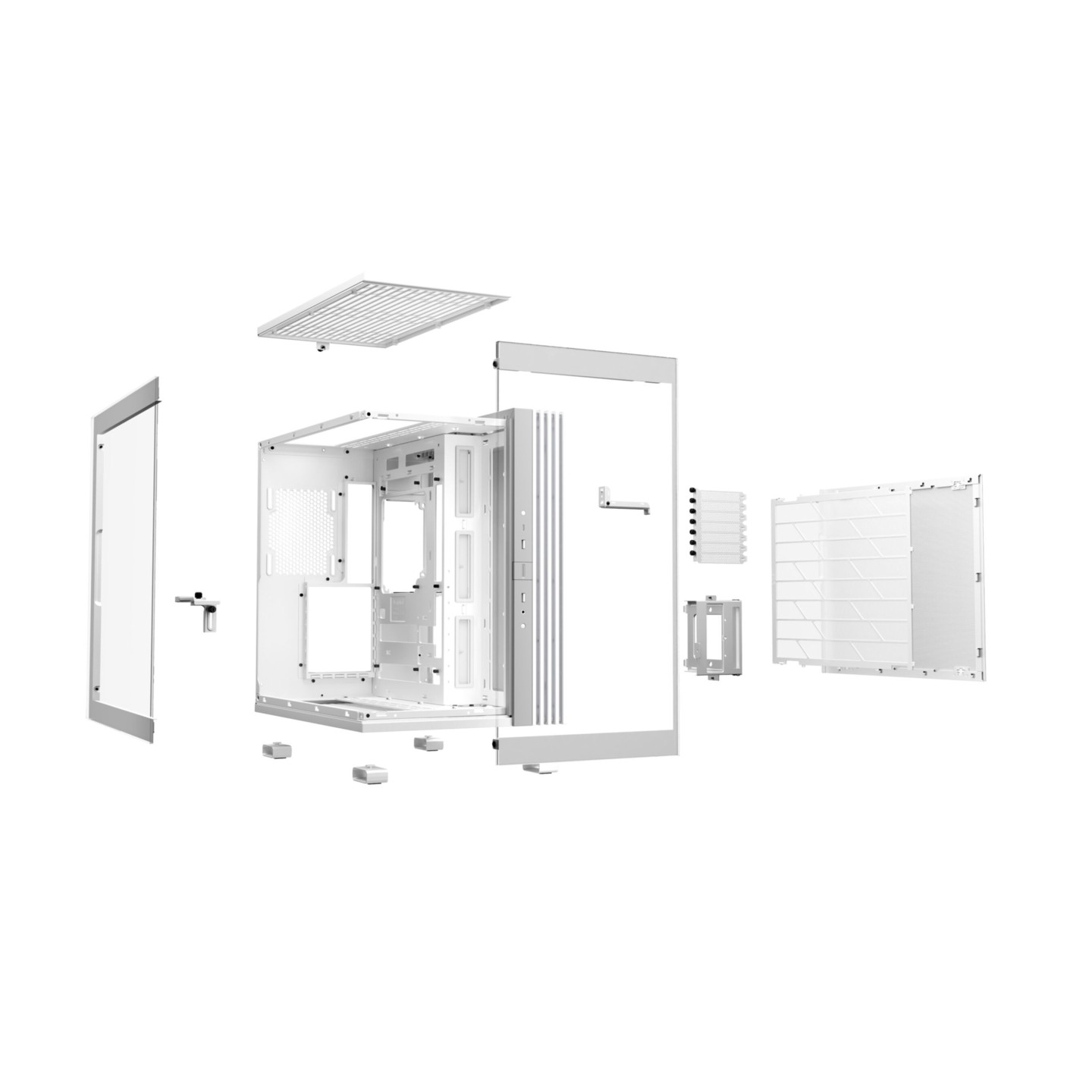 be quiet! Light Base 600 DX Mid-Tower PC Case (White) - ATX ARGB 400mm GPU (Boxed) — Buy in Cyprus with Fast Delivery