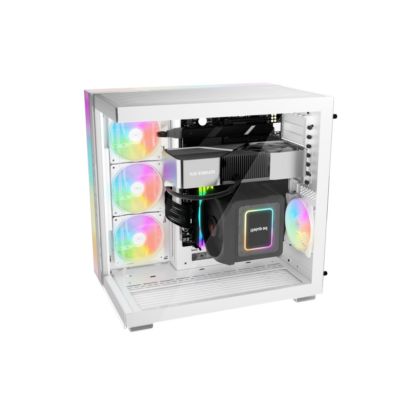 Buy be quiet! Light Base 600 DX - Mid-Tower PC Case (White) - ATX, ARGB LED, 400... in Cyprus, Nicosia, Limassol, Larnaka, Pafos