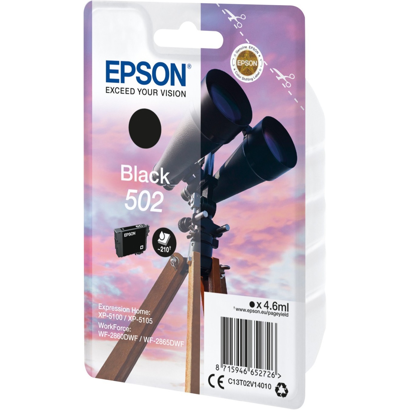 Epson 502 - C13T02V14010 - Black — Buy in Cyprus with Fast Delivery