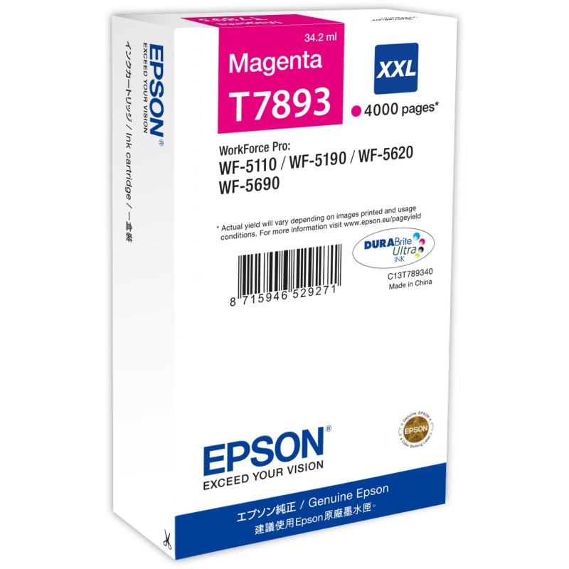 Buy Epson Ink - T7893 - magenta XXL in Cyprus, Nicosia, Limassol, Larnaka, Pafos