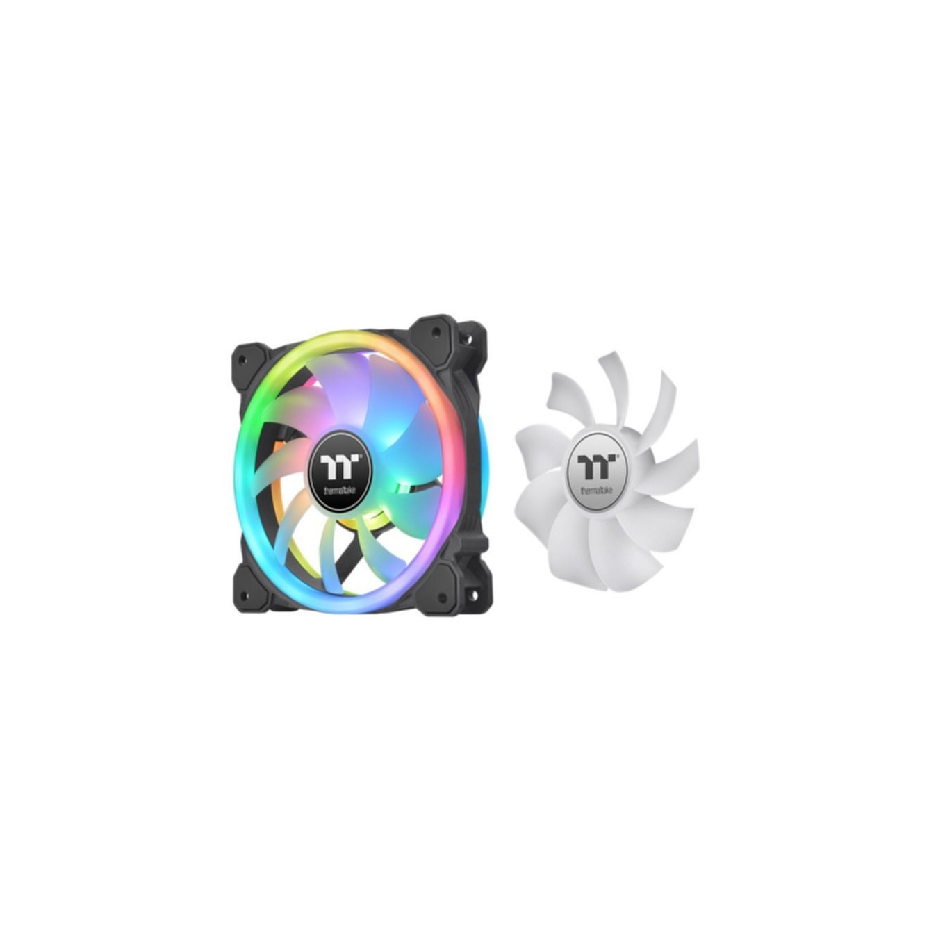 Thermaltake SWAFAN 12 Premium - 3-Pack 120mm RGB Case Fans, Black, Hydraulic Bearing — Buy in Cyprus with Fast Delivery