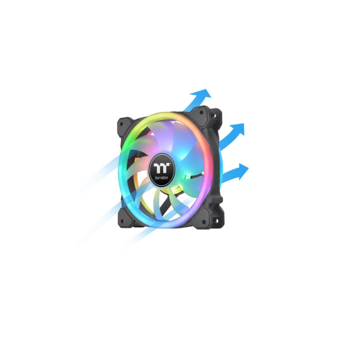 Thermaltake SWAFAN 12 Premium - 3-Pack 120mm RGB Case Fans, Black, Hydraulic Bearing — Buy in Cyprus with Fast Delivery