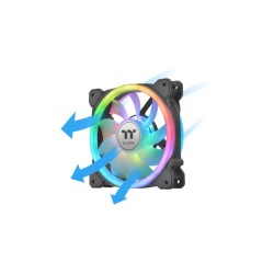 Buy Thermaltake SWAFAN 12 Premium - 3-Pack 120mm RGB Case Fans, Black, Hydraulic... in Cyprus, Nicosia, Limassol, Larnaka, Pafos