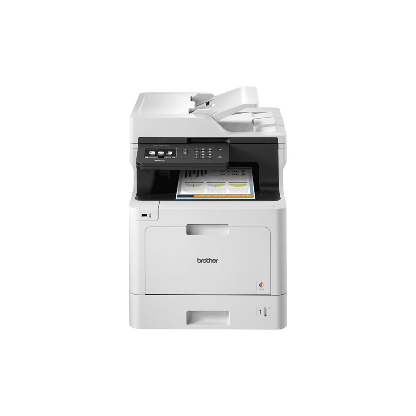 Brother Color Laser Printer - MFC-L8690CDW - 4in1 A4 LAN WLAN Duplex ADF — Buy in Cyprus with Fast Delivery