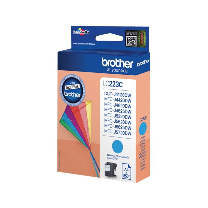 Buy Brother Ink Cartridge - LC-223C - Cyan up to 550 pages per ISO/IEC 24711 in Cyprus, Nicosia, Limassol, Larnaka, Pafos