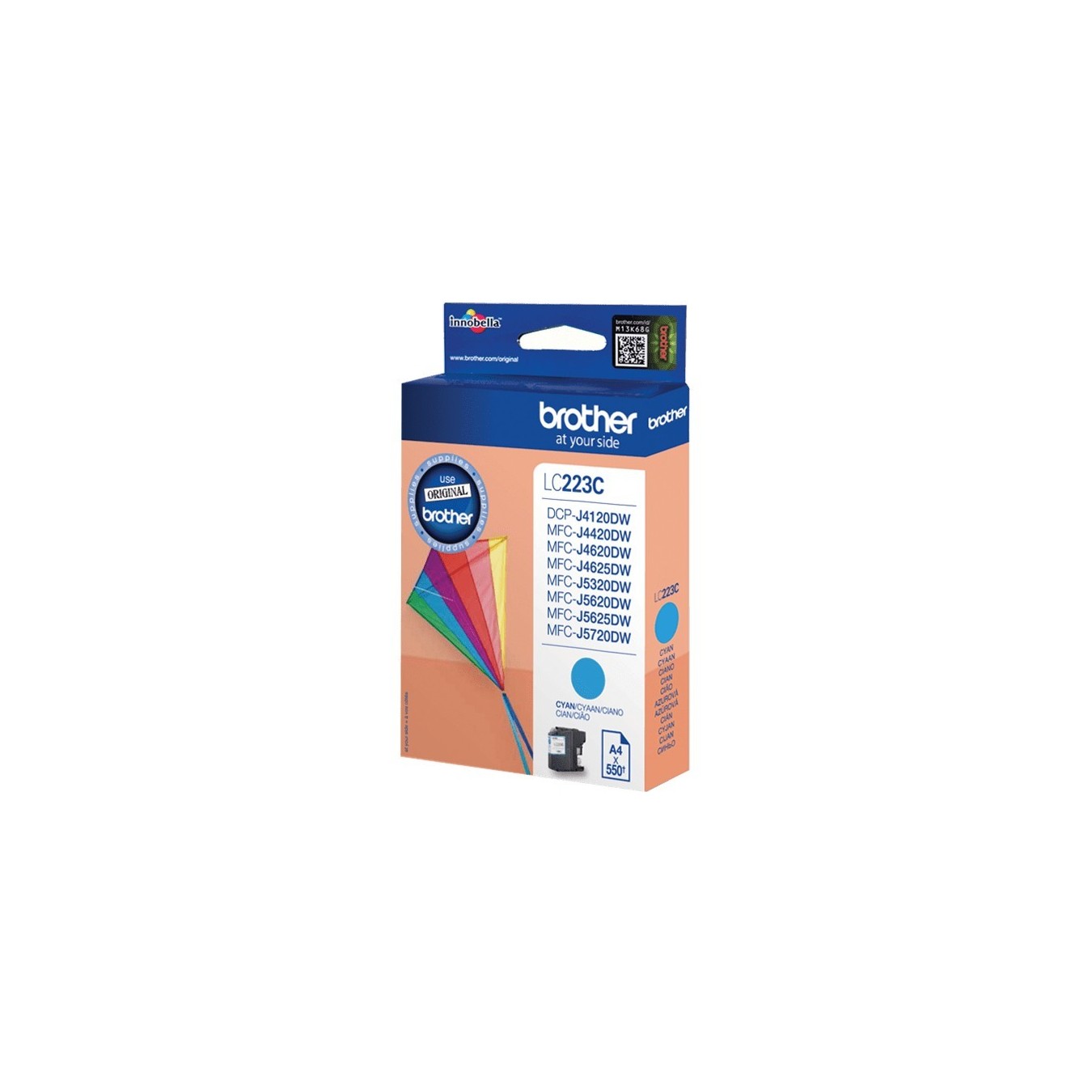 Brother Ink Cartridge - LC-223C - Cyan up to 550 pages per ISO/IEC 24711 — Buy in Cyprus with Fast Delivery