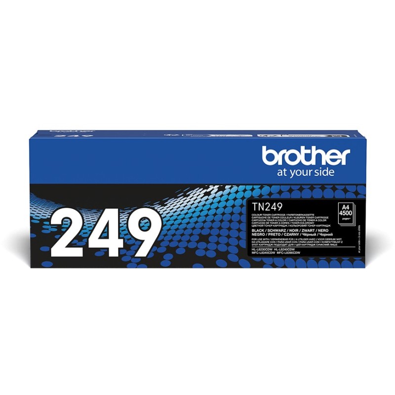 Buy Brother Toner - TN-249BK - Black up to 4,500 pages ISO IEC 19798 in Cyprus, Nicosia, Limassol, Larnaka, Pafos