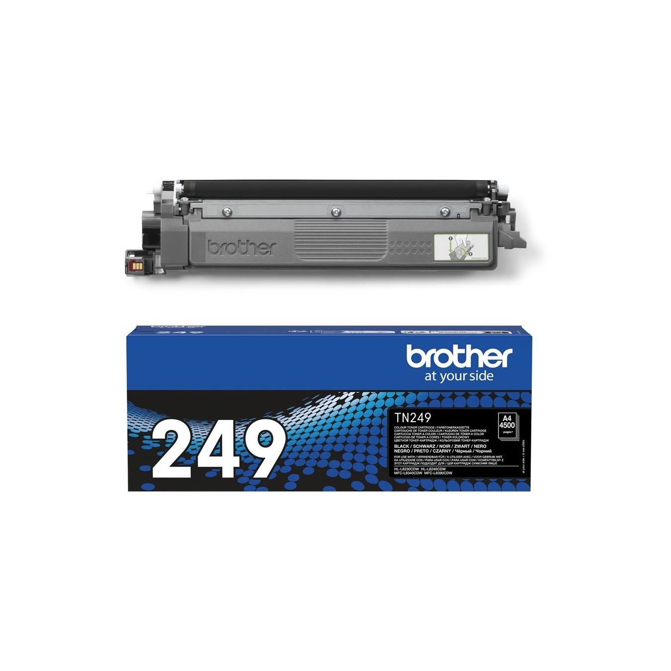 Brother Toner - TN-249BK - Black up to 4,500 pages ISO IEC 19798 — Buy in Cyprus with Fast Delivery