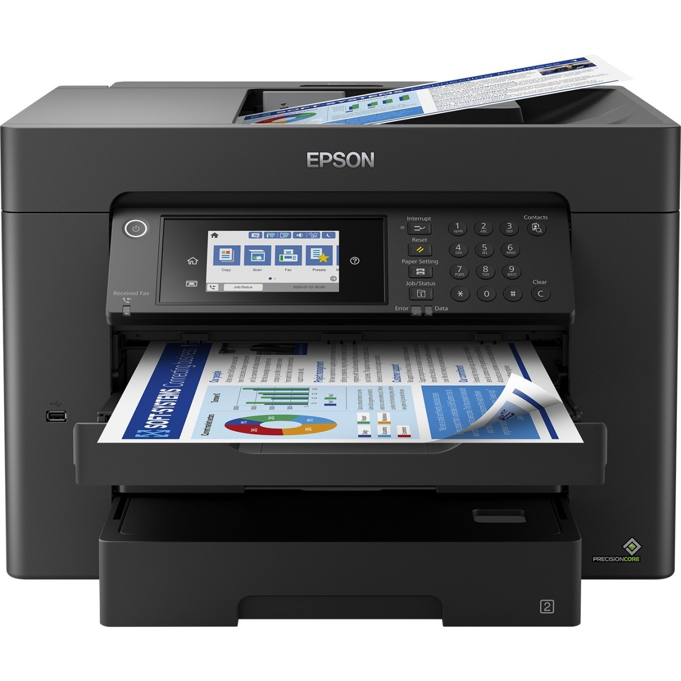 T Epson WorkForce - WF-7840DTWF - 4in1 A4 A3 LAN Wi-Fi ADF Duplex — Buy in Cyprus with Fast Delivery