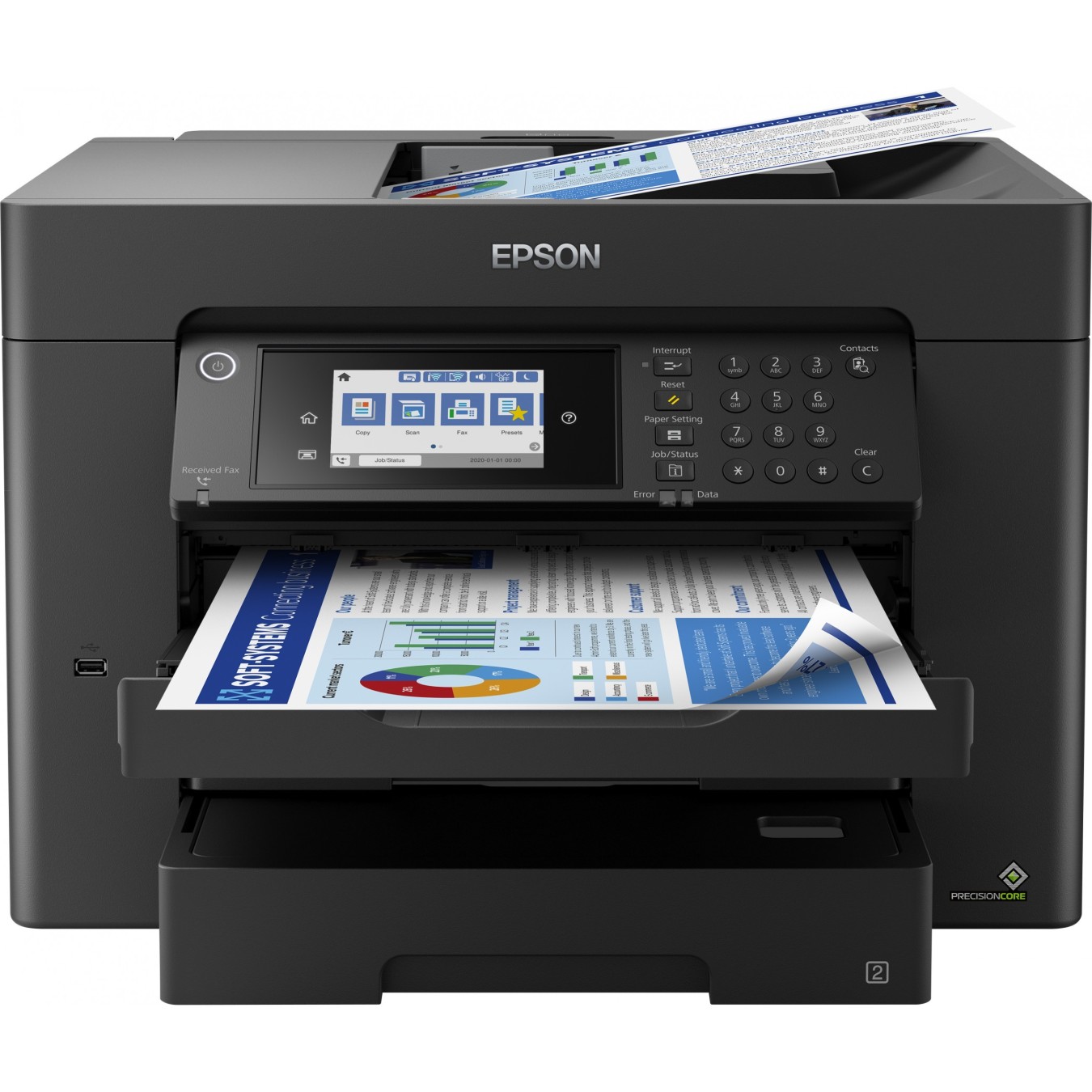T Epson WorkForce - WF-7840DTWF - 4in1 A4 A3 LAN Wi-Fi ADF Duplex — Buy in Cyprus with Fast Delivery