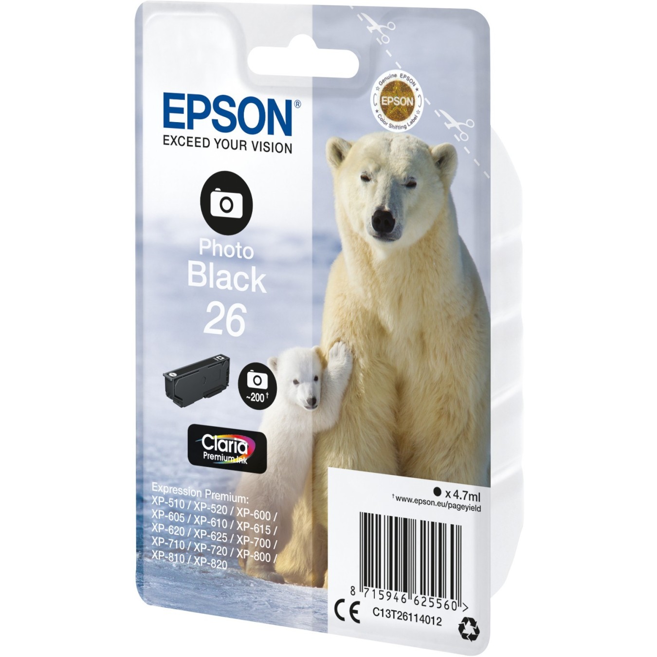 Epson - C13T26114012 - Photo black — Buy in Cyprus with Fast Delivery