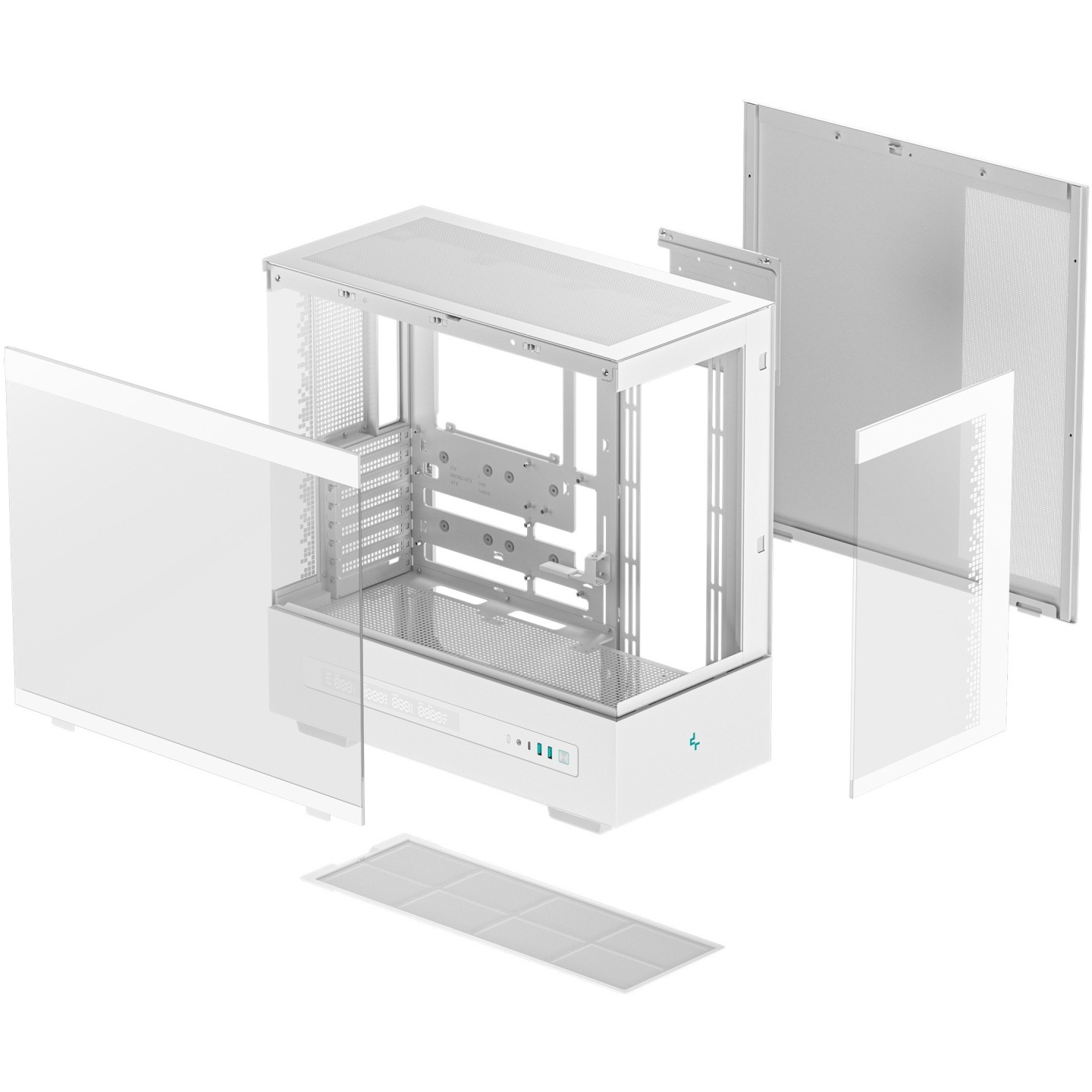 DeepCool CH690 Digital Mid-Tower PC Case White (Boxed) — Buy in Cyprus with Fast Delivery