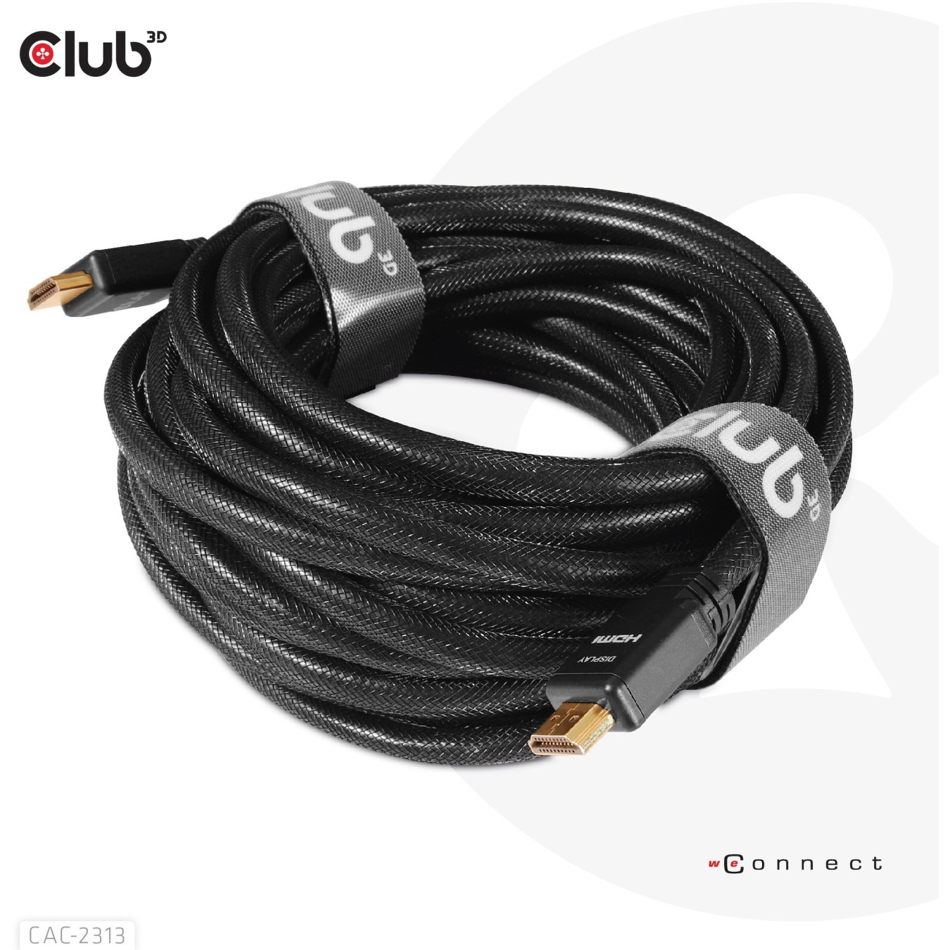 Club3D HDMI Cable A - to A 2.0 RedMere 4K60Hz UHD 10 Meter retail — Buy in Cyprus with Fast Delivery