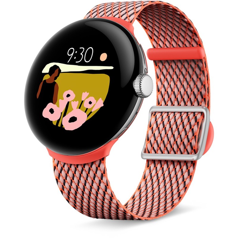 Buy Google Strap for Smartwatch - 137 - 203 mm - coral-colored - for Pixel Watch in Cyprus, Nicosia, Limassol, Larnaka, Pafos