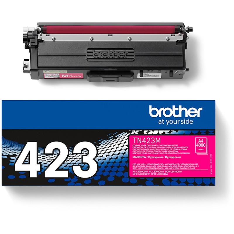 Buy Brother Toner - TN-423M - Magenta up to 4,000 pages ISO 19798 in Cyprus, Nicosia, Limassol, Larnaka, Pafos