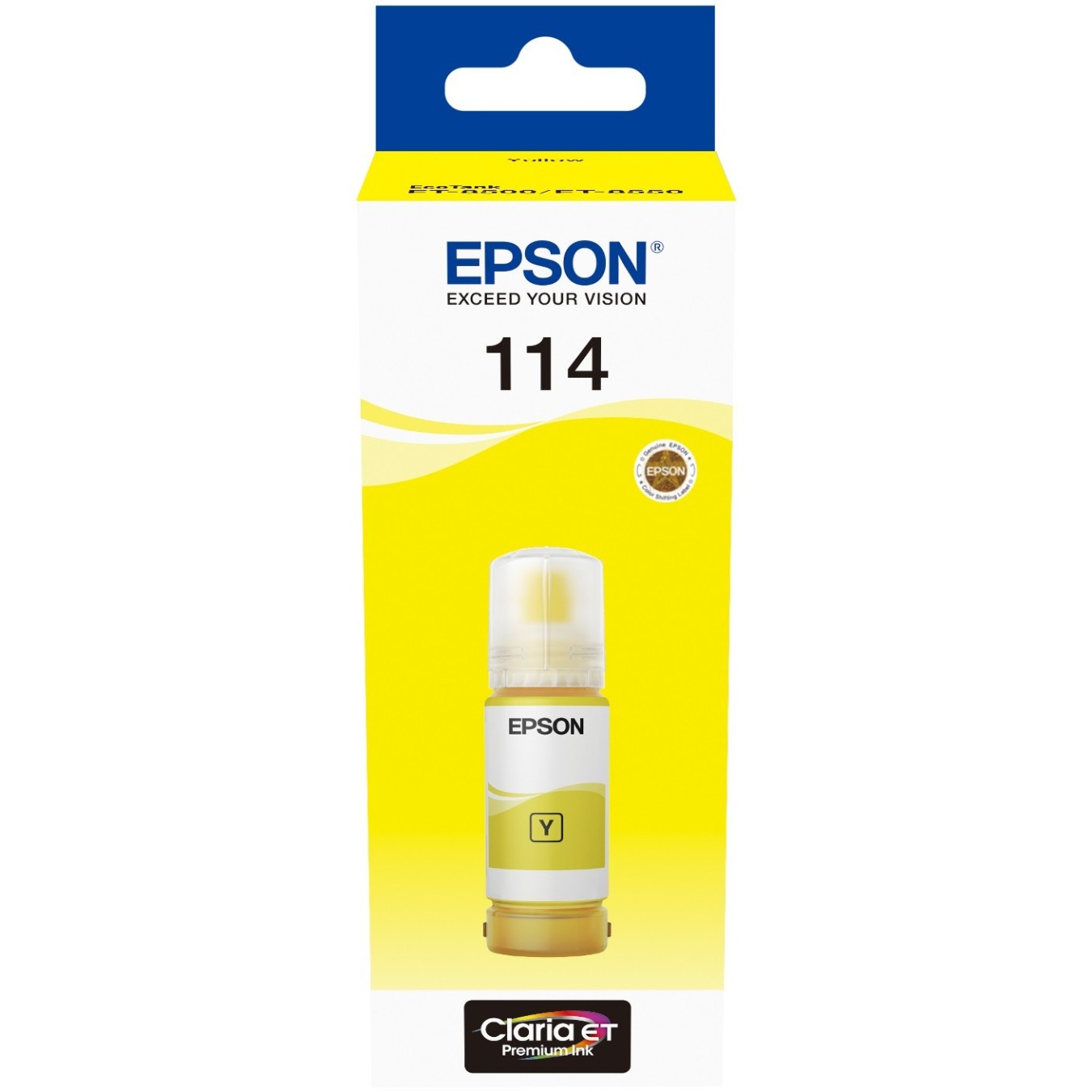 Epson Ink 114 EcoTank - C13T07B440 - Yellow up to 6,200 pages — Buy in Cyprus with Fast Delivery