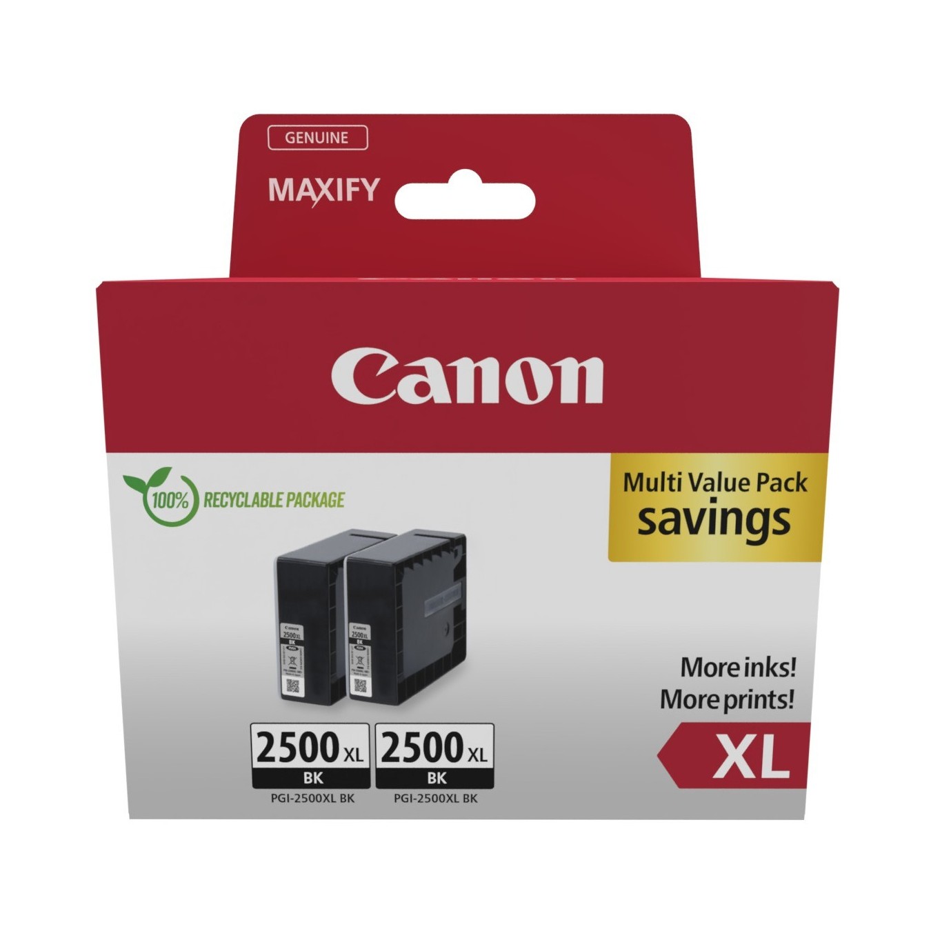 Canon Ink PGI-2500XL - 9254B011 - 2-pack Black — Buy in Cyprus with Fast Delivery