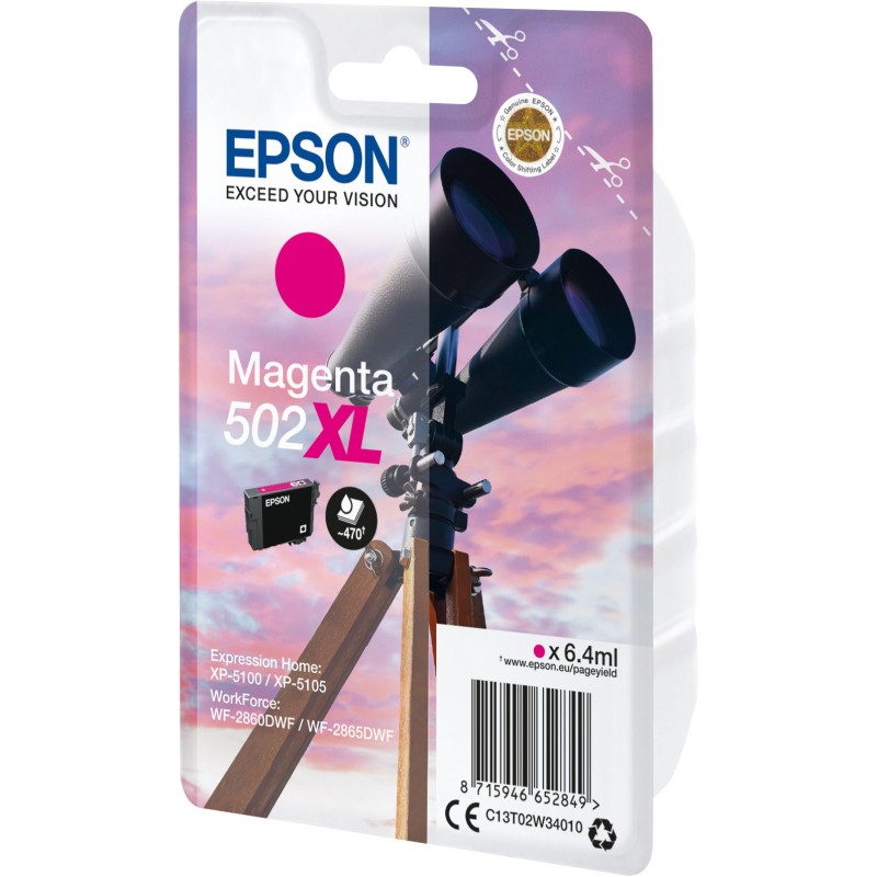 Buy Epson 502 - C13T02W34010 - magenta HC in Cyprus, Nicosia, Limassol, Larnaka, Pafos