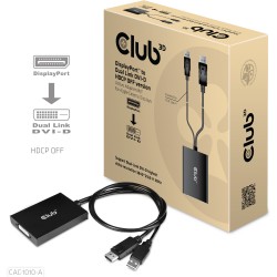 Buy Club3D Adapter DisplayPort to DVI-D HDCP OFF Active St Bu retail - DisplayPo... in Cyprus, Nicosia, Limassol, Larnaka, Pafos