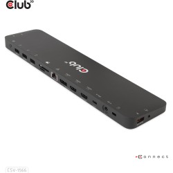 Buy Club3D 4K ChargingDock USB-C - 6x USB3, DP, 2x HDMI, LAN, 120W in Cyprus, Nicosia, Limassol, Larnaka, Pafos