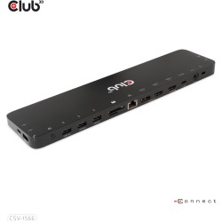 Buy Club3D 4K ChargingDock USB-C - 6x USB3, DP, 2x HDMI, LAN, 120W in Cyprus, Nicosia, Limassol, Larnaka, Pafos