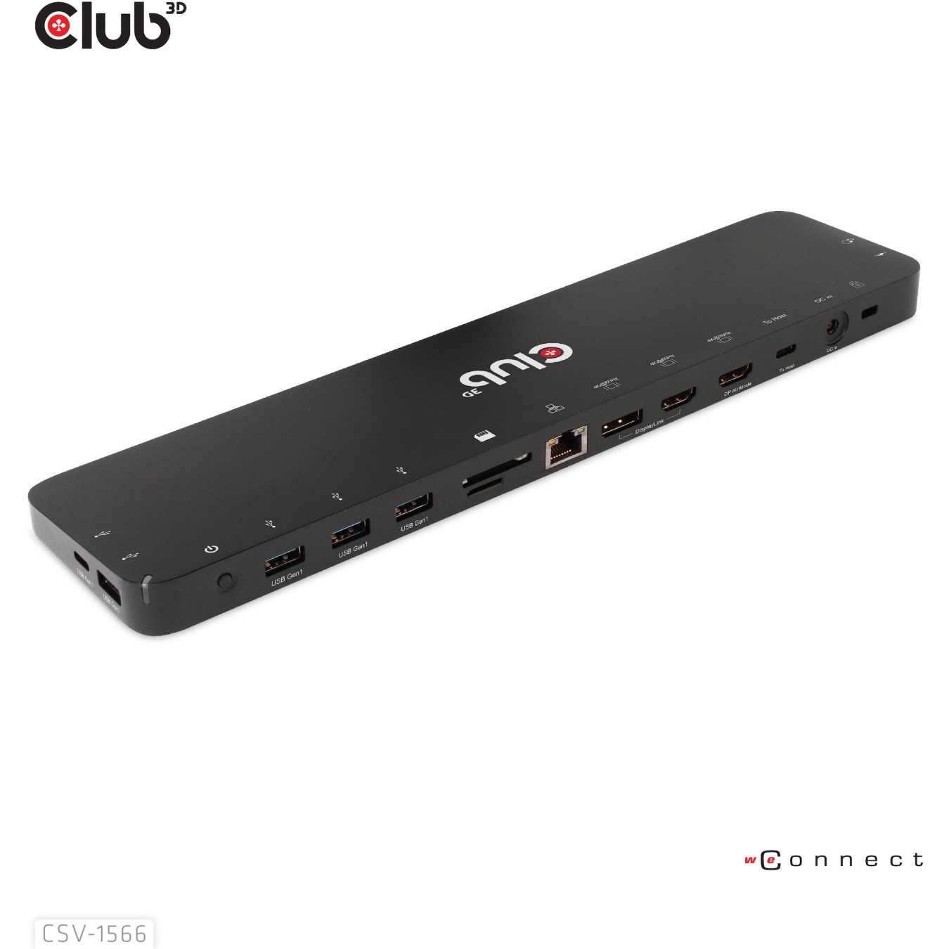 Club3D 4K ChargingDock USB-C - 6x USB3, DP, 2x HDMI, LAN, 120W — Buy in Cyprus with Fast Delivery