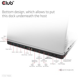 Buy Club3D 4K ChargingDock USB-C - 6x USB3, DP, 2x HDMI, LAN, 120W in Cyprus, Nicosia, Limassol, Larnaka, Pafos