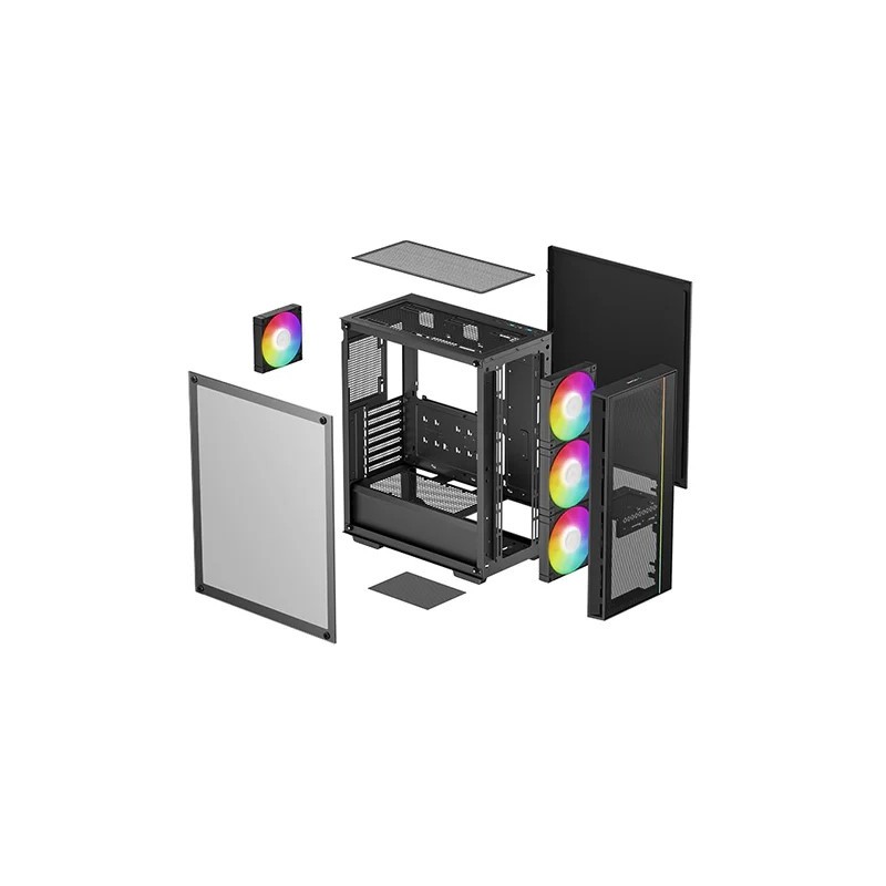 Buy Deepcool Midi Tower - MATREXX 55 Mesh V4 C - Black in Cyprus, Nicosia, Limassol, Larnaka, Pafos