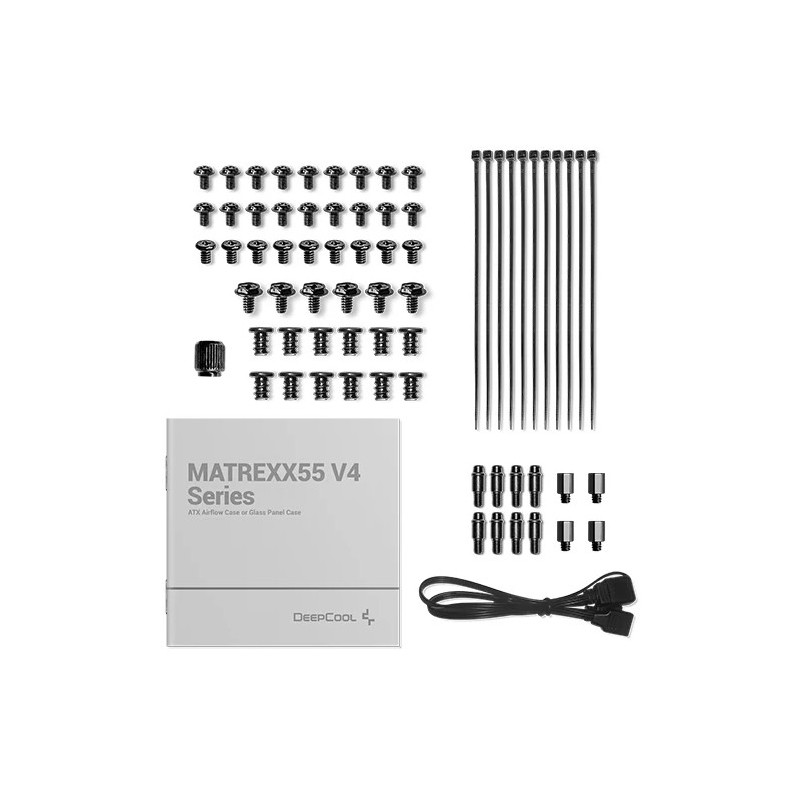 Buy Deepcool Midi Tower - MATREXX 55 Mesh V4 C - Black in Cyprus, Nicosia, Limassol, Larnaka, Pafos