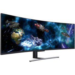 Buy LC-Power 124.5cm (49') - LC-M49-DFHD-144-C-Q - VA+DP+HDMI in Cyprus, Nicosia, Limassol, Larnaka, Pafos