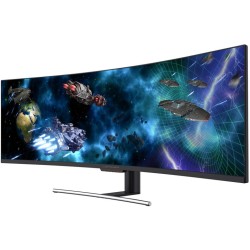 Buy LC-Power 124.5cm (49') - LC-M49-DFHD-144-C-Q - VA+DP+HDMI in Cyprus, Nicosia, Limassol, Larnaka, Pafos