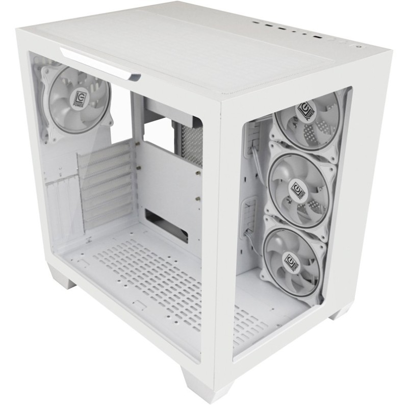 LC-Power Gaming 807W Stormwatch_X Midi Tower - White RGB (Boxed) — Buy in Cyprus with Fast Delivery