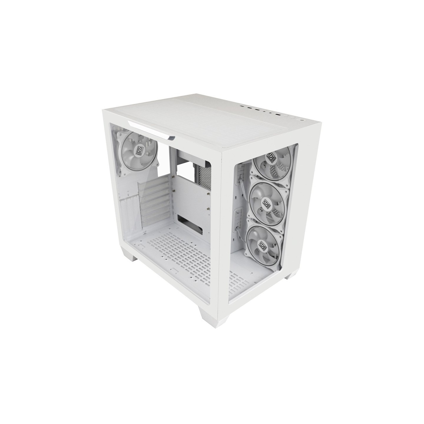 LC-Power Gaming 807W Stormwatch_X Midi Tower - White RGB (Boxed) — Buy in Cyprus with Fast Delivery