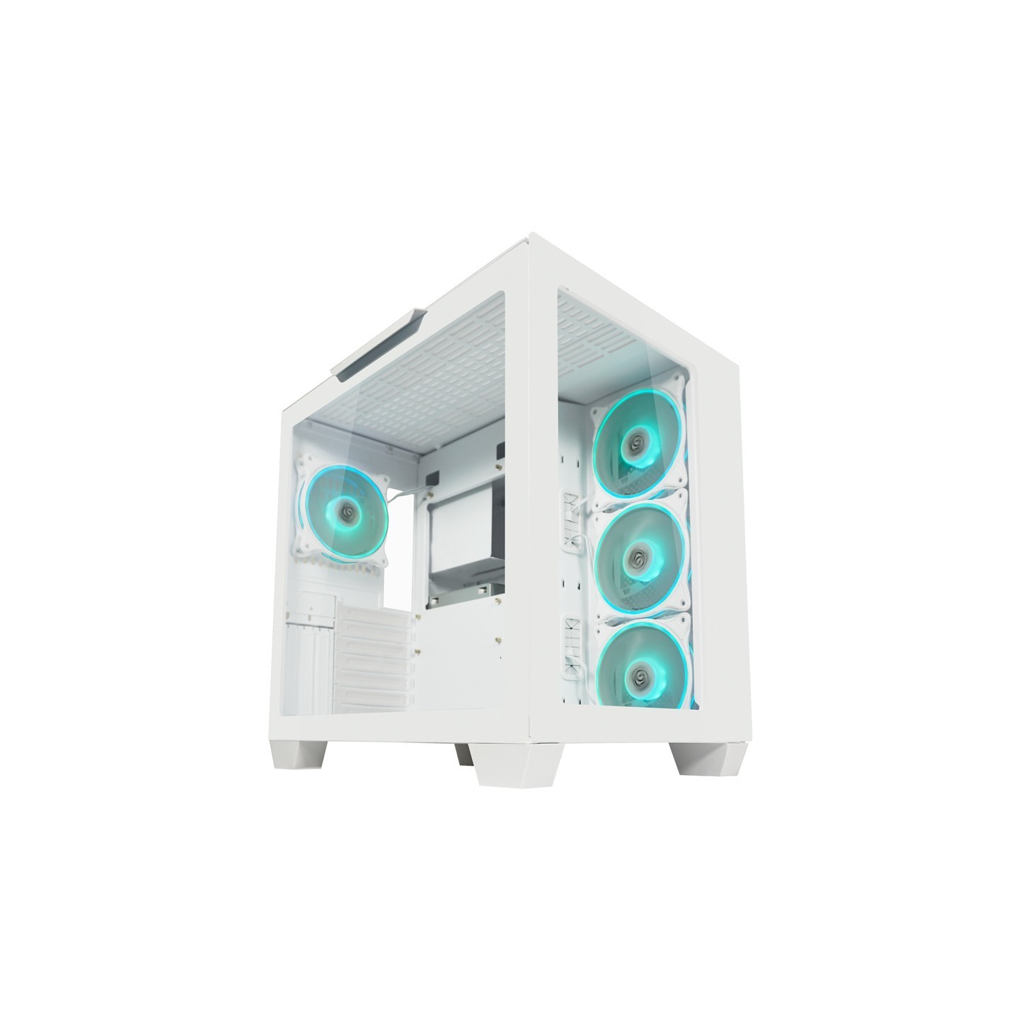 LC-Power Gaming 807W Stormwatch_X Midi Tower - White RGB (Boxed) — Buy in Cyprus with Fast Delivery