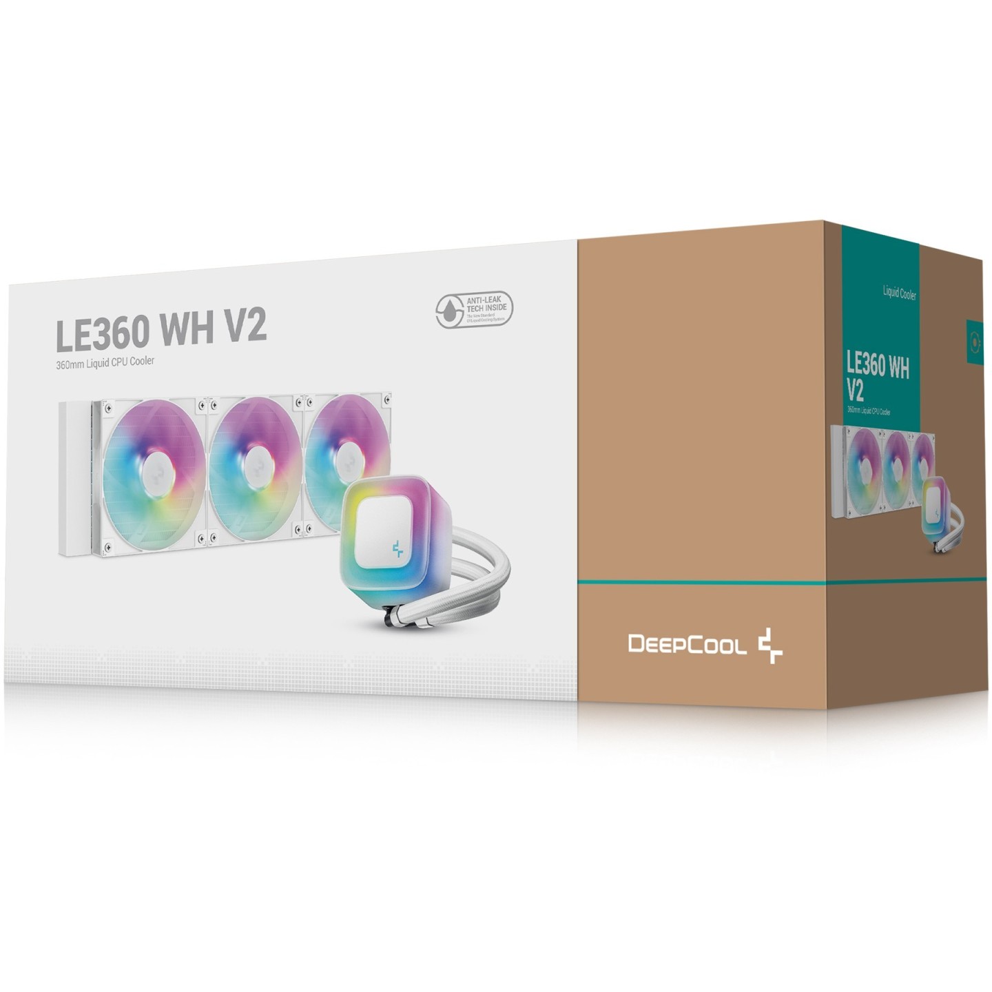 Deepcool LE360 WH V2 360mm AIO CPU Liquid Cooler (Boxed) — Buy in Cyprus with Fast Delivery