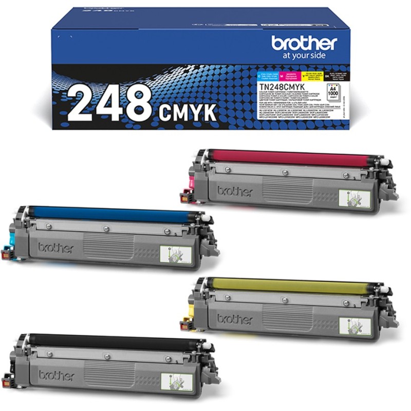 Buy Brother Toner - TN-248VAL - Value Pack 4-pack Black Cyan Magenta Yellow in Cyprus, Nicosia, Limassol, Larnaka, Pafos