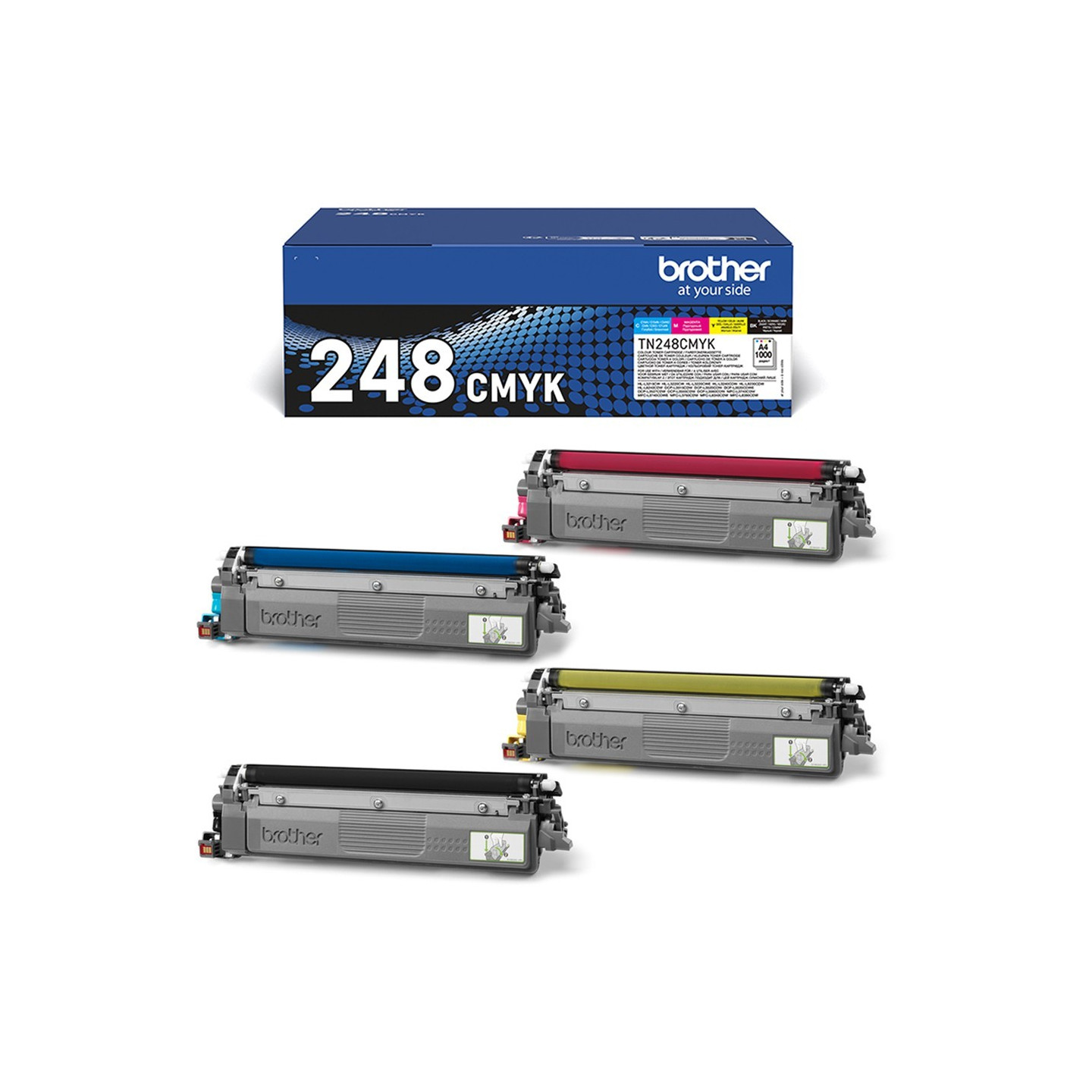Brother Toner - TN-248VAL - Value Pack 4-pack Black Cyan Magenta Yellow — Buy in Cyprus with Fast Delivery
