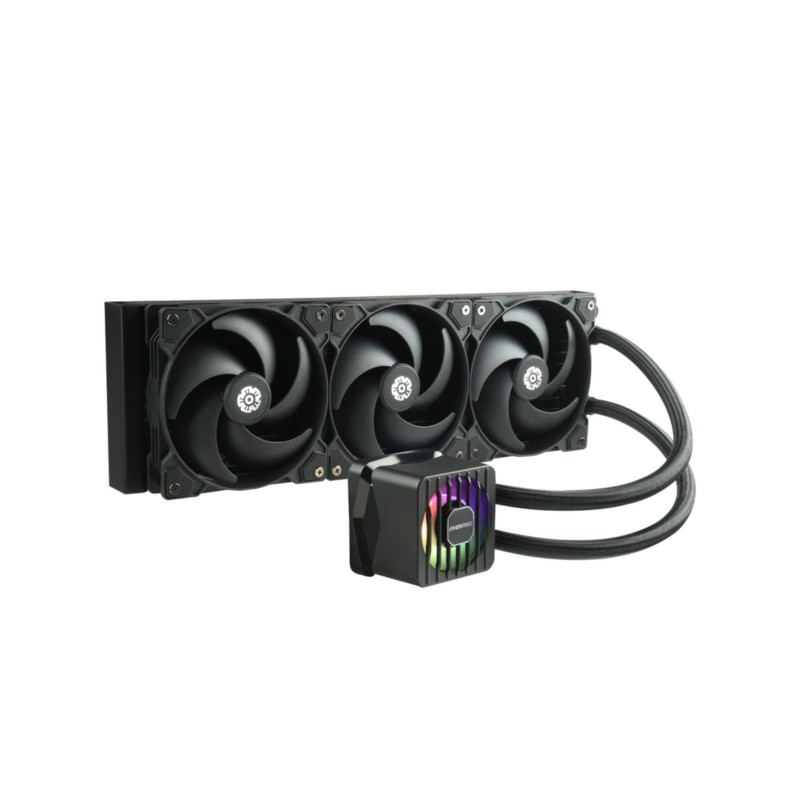 Buy Enermax LIQMAXFLO SR ELC-LMF360-SF - 360mm AIO Liquid CPU Cooler, Black, 3x1... in Cyprus, Nicosia, Limassol, Larnaka, Pafos
