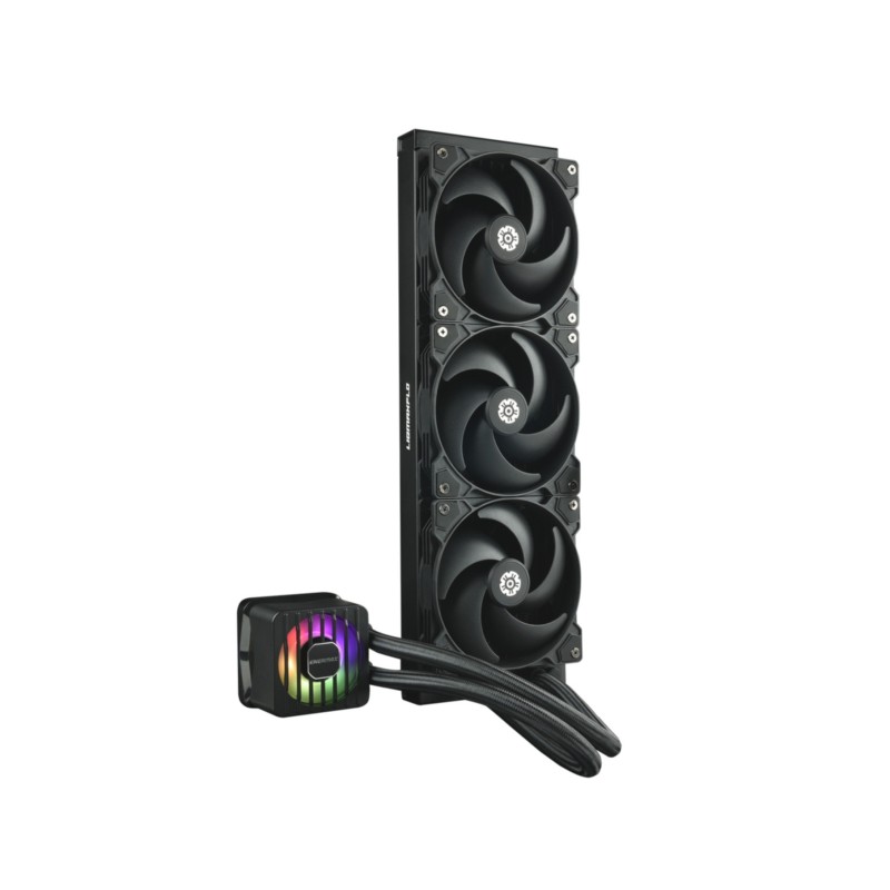 Buy Enermax LIQMAXFLO SR ELC-LMF360-SF - 360mm AIO Liquid CPU Cooler, Black, 3x1... in Cyprus, Nicosia, Limassol, Larnaka, Pafos