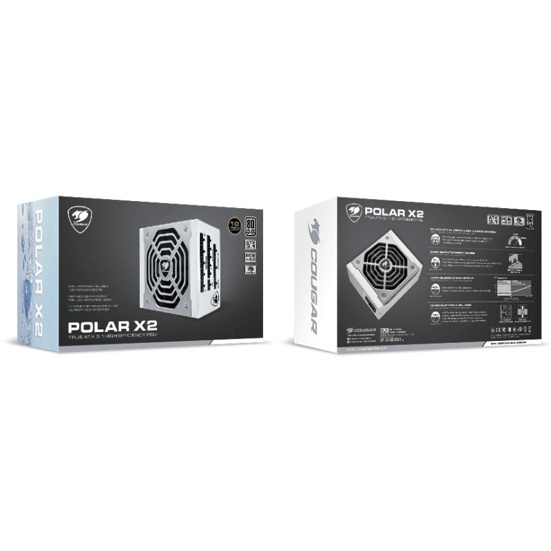Buy COUGAR Power Supply - POLAR X2 - 1050W ATX3.1 80 Plus Platinum Modular in Cyprus, Nicosia, Limassol, Larnaka, Pafos