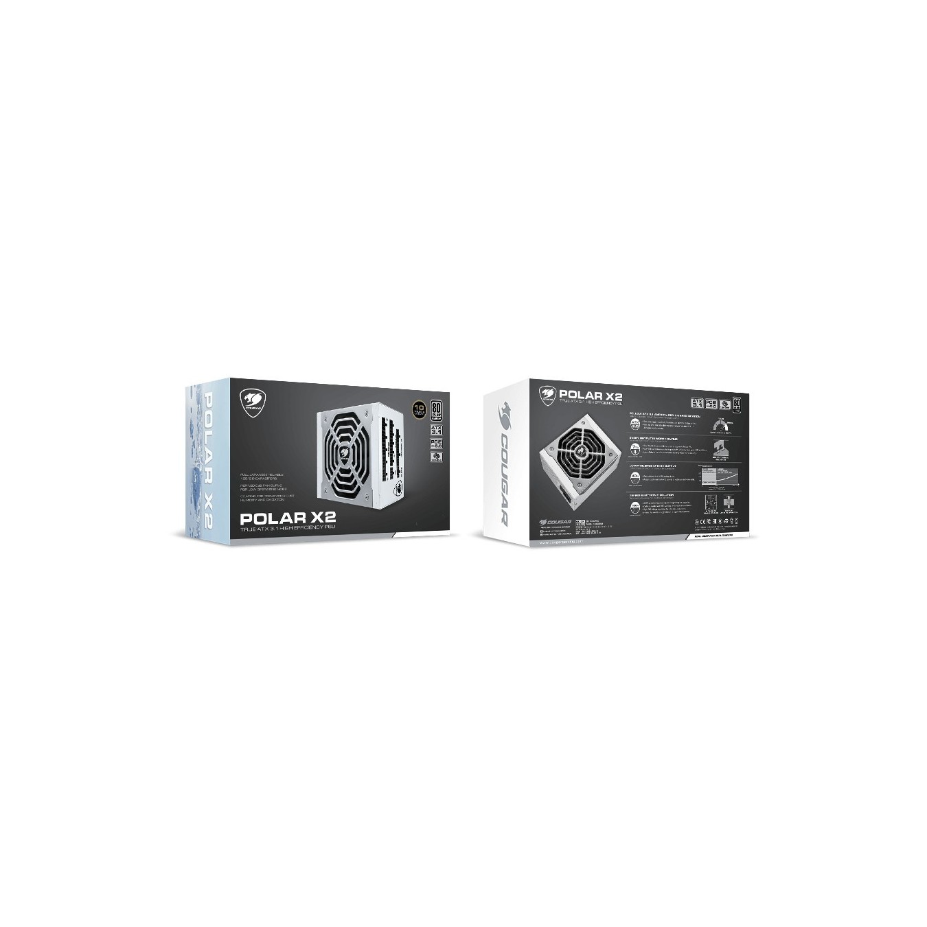 COUGAR Power Supply - POLAR X2 - 1050W ATX3.1 80 Plus Platinum Modular — Buy in Cyprus with Fast Delivery