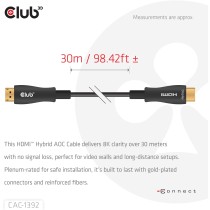 Club3D HDMI Cable A - to A 2.1 Active Optical 8K60Hz UHD 30 m — Buy in Cyprus with Fast Delivery