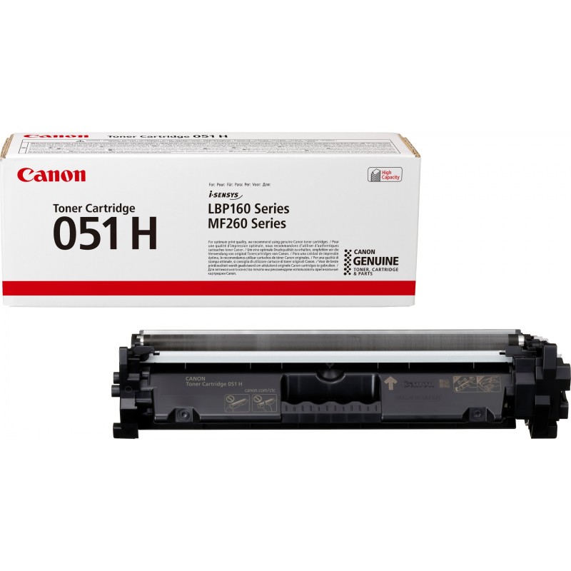 Buy Canon Toner 051H - 2169C002 - Black up to 4,100 pages per ISO IEC 19752 in Cyprus, Nicosia, Limassol, Larnaka, Pafos